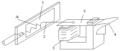 電磁振蕩器測速原理示意圖